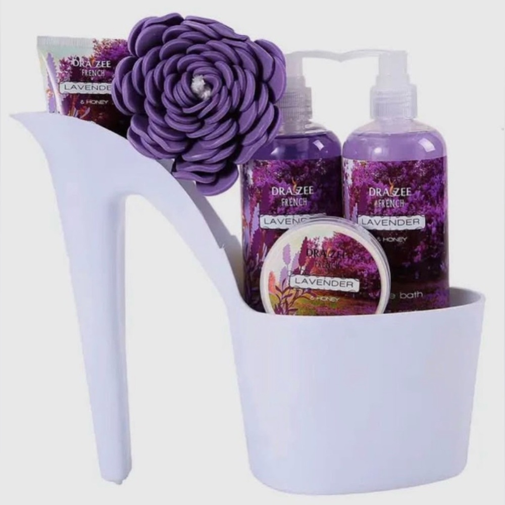 French Lavender Bath & Body Set - Purple